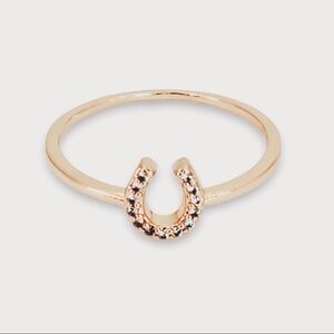 Horseshoe Ring 14kts of Goldfilled